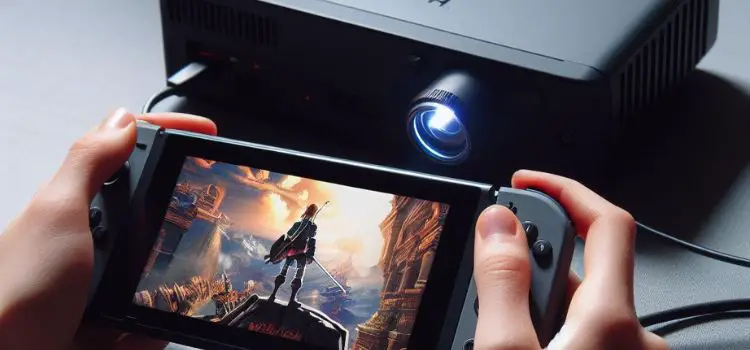 how to connect nintendo switch to projector